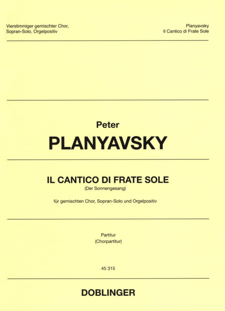 Il Cantico Di Frate Sole